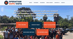 Desktop Screenshot of operationhopeshelter.org